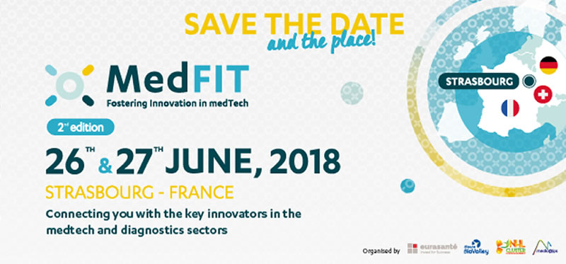 Medfit 2018 - 26 et 27 juin à Strasbourg