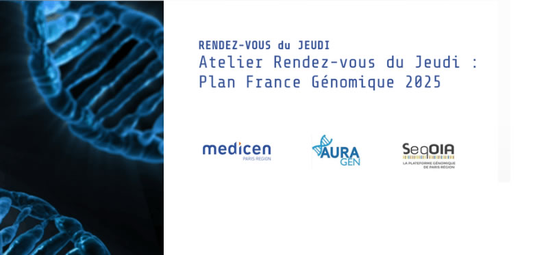 Atelier Medicen - Rendez-vous du Jeudi : Plan France Génomique 2025
