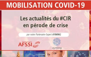 Actualité AFSSI : Actualités pratiques du CIR via AYMING