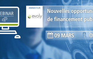 Webinaire AFSSI - Nouvelles opportunités de financement public - Evoly Consulting